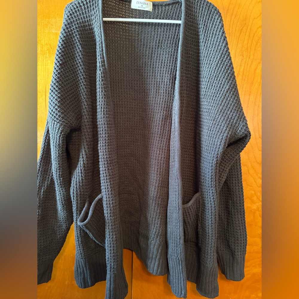 Refreshing Feelings Cardigan, Gray
